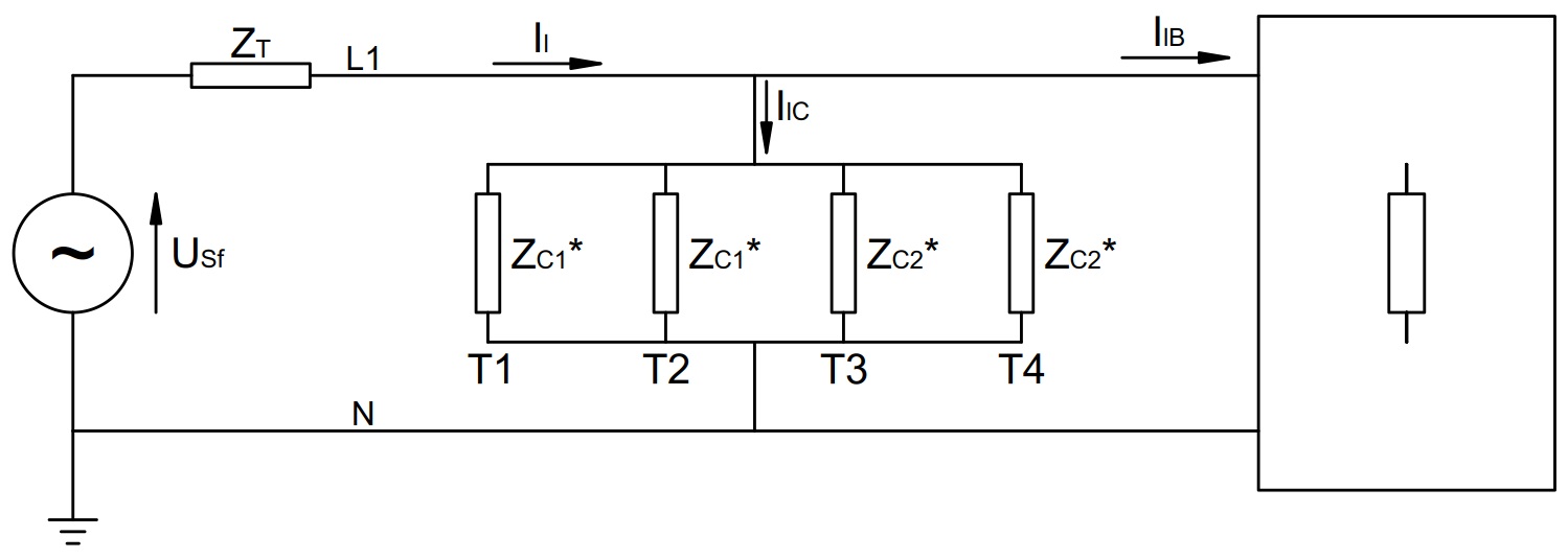 eenfasig schema